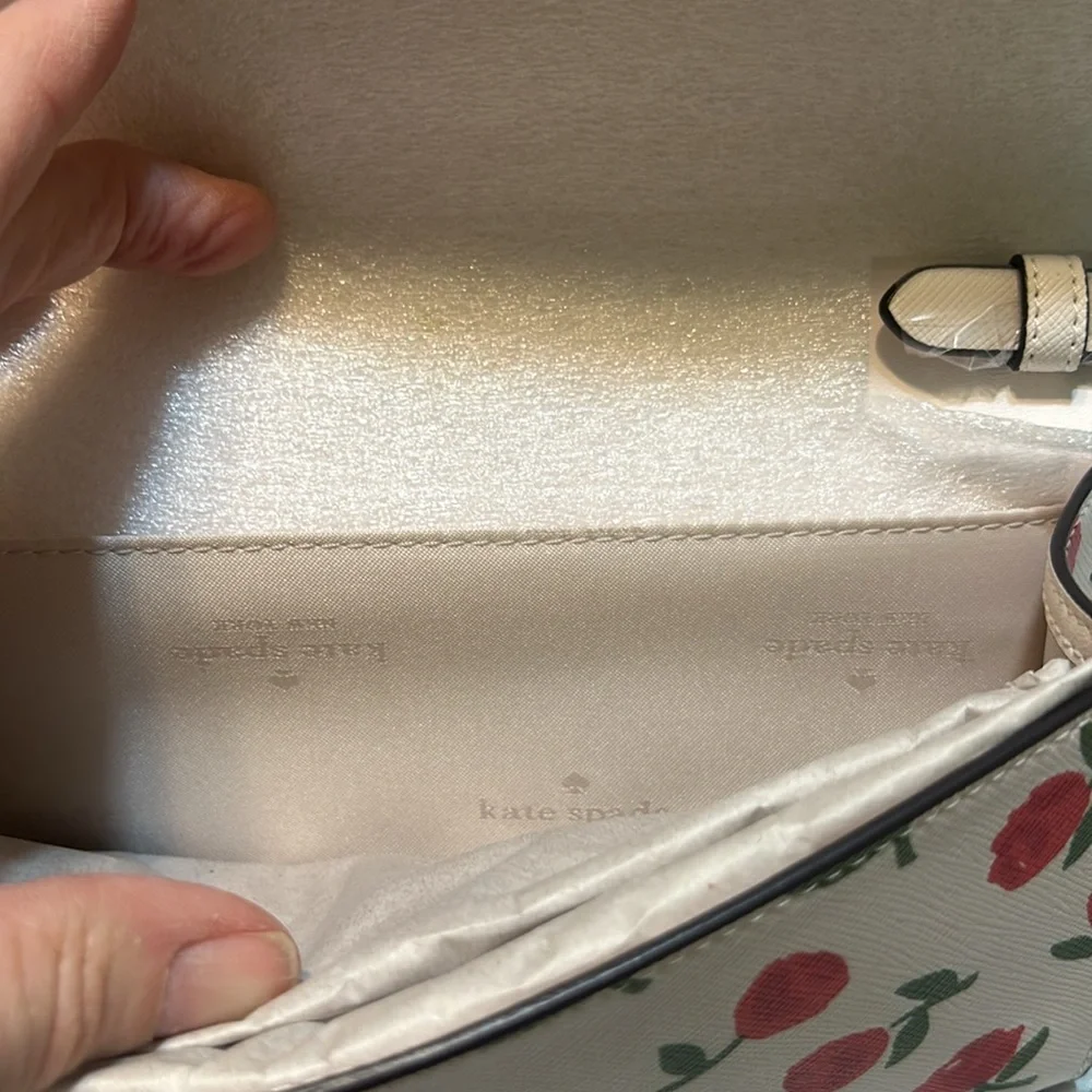 Kate Spade Dana Small Flap Crossbody - festive rosette - Picture 6 of 7